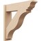 Ekena Millwork 8-in W x 32-in D x 32-in H Funston Trad Rough Cedar Woodgrain TimberThane Outlooker, Primed Tan OUTUR080X32X32FST04RCPR - alternate 1